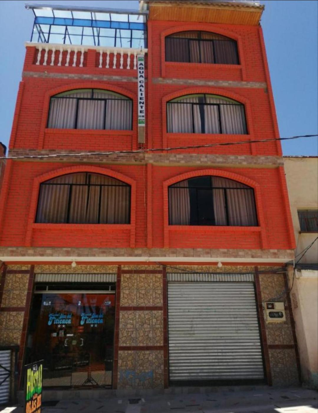 קופקבאנה Olas Del Titicaca Backpackers Hostel מראה חיצוני תמונה